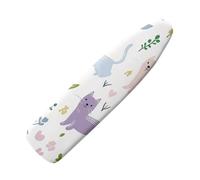 Funda Tabla de Planchar 110X30 Gato Azul Púrpura Funda para Tabla De Planchar, Elástica para Tabla De Planchar, Ajustable, Reflecta Vapor Y Calor,Lavable, Duradera