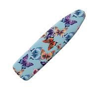 Funda Tabla De Planchar 110X30 Mariposa Colorida Funda Acolchada Suave con Borde Elástico Universal, Resistente Al Calor E Impermeable, Anti-Quemaduras