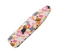 Funda Tabla De Planchar 110X30 Pastel Funda Acolchada Suave con Borde Elástico Universal, Resistente Al Calor E Impermeable, Anti-Quemaduras