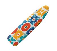 Funda Tabla De Planchar 110x30 Rojo Azul Funda Plancha Universal Ajustable con Acolchado para Un Planchado Más Fácil - Tamaño Universal,con Reflejo térmico,Transpirable y Antideslizante