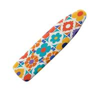 Funda Tabla De Planchar 110x30 Verde Naranja Funda Plancha Universal Ajustable con Acolchado para Un Planchado Más Fácil - Tamaño Universal,con Reflejo térmico,Transpirable y Antideslizante