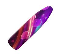 Funda Tabla de Planchar 110x35 Ajustable Rosa Púrpura Funda Plancha A Tablas de 110-130Cm de Largo y 30-36Cm de Ancho, Fácil De Instalar,Muletón de Felpa 5 Mm, Facilita El Planchado