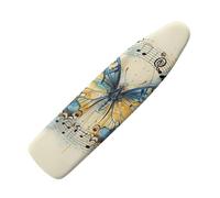 Funda Tabla de Planchar Mariposa Azul Beige Funda Plancha Universal Ajustable Montaje Fácil con Elástico Ironing Board Cover Refleja Calor para Planchar Rápido Fundas Mesa Plancha 120x40cm