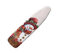 Funda Tabla de Planchar Muñeco De Nieve Rojo Funda Plancha Universal Ajustable Fácil de Instalar con Borde Elástico Poliéster Transpirable Duradero Decoración del Hogar S