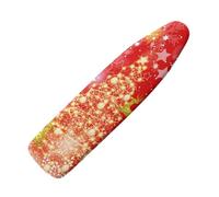 Funda Tabla de Planchar Oro Navidad Roja Funda Plancha Universal Ajustable Montaje Fácil con Elástico Ironing Board Cover Refleja Calor para Planchar Rápido Fundas Mesa Plancha 120x40cm