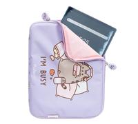 Funda Tablet 10 Pulgadas Universal niña Pusheen - Funda iPad 11 generación, iPad 11, Ordenador… con Bolsillos Interiores │ Accesorios Kawaii