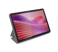Lenovo Folio Case para Tablet Lenovo Tab (Poliuretano + Policarbonato, Protección contra Desgaste Diario e Impactos, Fácil Acceso a Botones y Puertos) - Color Gris Luna