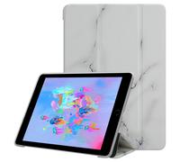 Cadorabo Funda para Tablet Compatible con Apple iPad Mini/Mini 2 / Mini 3 / Mini 4 / Mini 5 - Diseño Mármol Blanco - Funda Protectora Ultrafina de Silicona TPU Flexible con función de Soporte