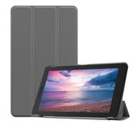 Funda para Lenovo Tab E8 TB-8304F de Lobwerk de 8 pulgadas, con función atril y función de encendido y apagado automático gris gris