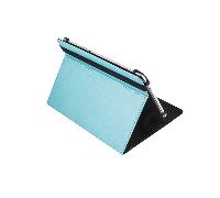Silver HT - Funda Universal Basic para Tablets de 9 a 11 Pulgadas con función Soporte. Azul. Función Soporte Multiajustable