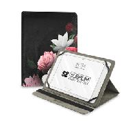 Funda Subblim Trendy Case Rosas para Tablet de 11'/ Negra