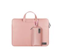 Funda Tableta Bolso for Ordenador portátil, Bolso Cruzado, maletín de Negocios, for Tableta Gran Capacidad 13/15 Pulgadas, Viaje for viajeros Mochila portátil(Pink,15 Inch)