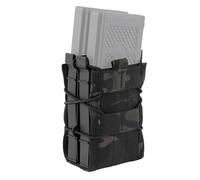 Funda Táctica Individual para Mags 5,56, Accesorio para Chaleco Molle, Equipo de Caza y Tiro, para Deportes Al Aire Libre como Airsoft y Paintball(Bkcp)