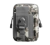 Funda táctica Molle, Bolsa for Herramientas, riñonera, Billetera, Funda for teléfono, for Acampar, Cazar, Airsoft(ACU)