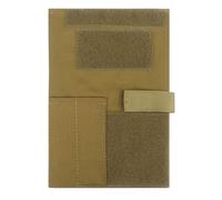 Funda Táctica para Cuaderno de Bitácora Militar de 11,2" X 8,46", Funda Desmontable para Cuaderno de Campo Del Ejército para Proteger(Brown)