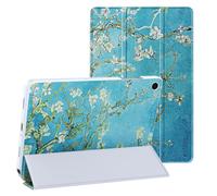 Funda Tapa Galaxy Tab A11 Plus Floral, soporte y modo de suspensión automática