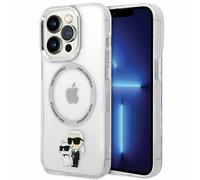 Funda transparente Karl Lagerfeld Iconic MagSafe para iPhone 13 Pro