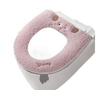 Funda Tapa Vater 2 fundas universales for asiento de inodoro, con cojín y junta gruesa lavable.(Pink)