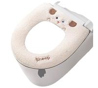 Funda Tapa Vater 2 fundas universales for asiento de inodoro, con cojín y junta gruesa lavable.(WHITE)