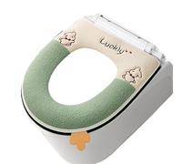 Funda Tapa Vater Funda universal for asiento de inodoro, cálida y, for invierno, lavable, extraíble, con cremallera y tapa abatible, resistente al agua.(Color-05)