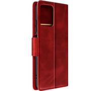 Funda Tarjetero Rojo para Nokia G22 en Polipiel, Soporte de Vídeo