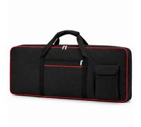 Funda Teclado de 61 Teclas para Roland VR-09 2013-2017 | Oxford 600D Impermeable Funda para Teclado Musical Portátil Bolsa Acolchada con Asa y Correas Mochila Múltiples Bolsillos