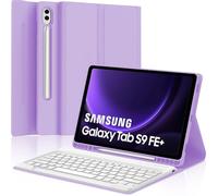 Funda Teclado para Samsung Galaxy Tab S9 Fe Plus/S9 FE+/S9+/S10 Plus 12.4"