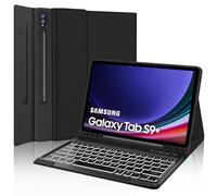 Funda Teclado para Samsung Galaxy Tab S9 Fe Plus/S9 FE+/S9+/S10 Plus 12.4"