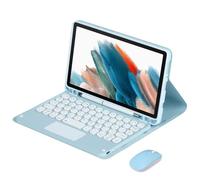 Funda Teclado Táctil con Ratón para Samsung Tab A11/A9 8.7" | SM-X130/X133/X135 2025 & SM-X110/X115/X117 2023,Extraíble, Carcasa TPU, Soporte Lápiz(Incluye Ñ)