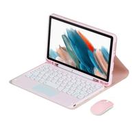 Funda Teclado Táctil con Ratón para Samsung Tab A11/A9 8.7" | SM-X130/X133/X135 2025 & SM-X110/X115/X117 2023,Extraíble, Carcasa TPU, Soporte Lápiz(Incluye Ñ)