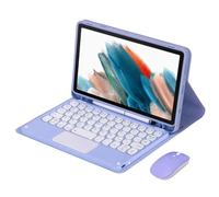 Funda Teclado Táctil con Ratón para Samsung Tab A11/A9 8.7" | SM-X130/X133/X135 2025 & SM-X110/X115/X117 2023,Extraíble, Carcasa TPU, Soporte Lápiz(Incluye Ñ)