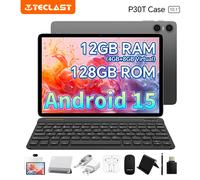 Funda Teclast Tablet P30T Android 15 10,1 "IPS Max 12GB RAM 128GB ROM T606 8 núcleos P30TCase/teclado/ratón/lápiz óptico/auriculares/soporte Teclast P30T