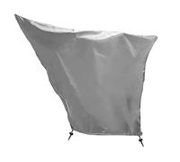 Funda telescópica de tela Oxford 420D para telescopio, impermeable y telescópica, cubierta telescópica a prueba de polvo con cordón para proteger la lluvia al aire libre, plata, 100 x 75 cm, Ver