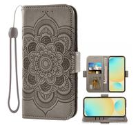 Funda tipo cartera Asuwish para Ulefone Note14/14Pro (gris)