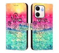 Funda tipo cartera compatible con OPPO A5X 4G/OPPO A5X 5G, funda de piel sintética de alta calidad, con tapa y diseño creativo 3D, funda protectora con soporte, funda tipo cartera Dreaming