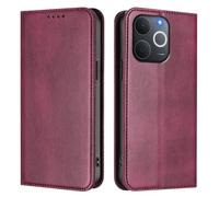 Funda tipo cartera compatible con Realme Note 70 4G/Note 70T 4G/Narzo 80 Lite 4G/C71 4G India con tarjetero, funda magnética de piel sintética con bloqueo de soporte, funda retro de alta calidad