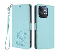 Funda tipo cartera compatible con Realme Note 70 4G/Note 70T 4G/Narzo 80 Lite 4G/C71 4G India, funda de piel sintética con bloqueo RFID, ranuras para tarjetas, soporte [TPU a prueba de golpes] Funda