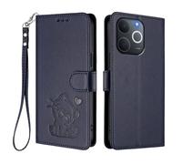 Funda tipo cartera compatible con Realme Note 70 4G/Note 70T 4G/Narzo 80 Lite 4G/C71 4G India, funda de piel sintética con bloqueo RFID, ranuras para tarjetas, soporte [TPU a prueba de golpes], funda