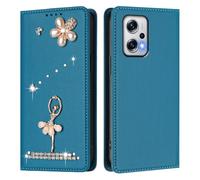 Funda tipo cartera compatible con Redmi Note 12T Pro Xiaomi POCO X4 GT 5G Redmi K50i funda con ranuras para tarjetas, cierre magnético, función atril, a prueba de golpes, funda protectora para ballet