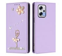 Funda tipo cartera compatible con Redmi Note 12T Pro Xiaomi POCO X4 GT 5G Redmi K50i funda con ranuras para tarjetas, cierre magnético, función atril, a prueba de golpes, funda protectora para ballet