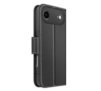 Funda tipo cartera de cuero premium para iPhone Air con función de soporte