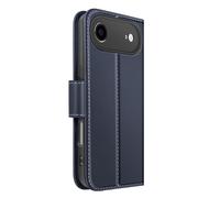 Funda tipo cartera de cuero premium para iPhone Air con función de soporte