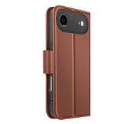 Funda tipo cartera de cuero premium para iPhone Air con función de soporte
