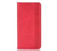 Funda tipo cartera de piel sintética compatible con Ulefone Note 9P BYTXFG (rojo)