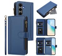 Funda tipo cartera OnePlus10R Prime de piel magnética azul oscuro