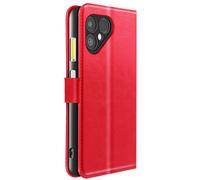 Funda tipo cartera para Fairphone 6 con correa de muñeca y función de soporte