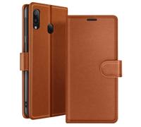 Funda tipo cartera para Galaxy A20e con función de soporte y lengüeta magnética