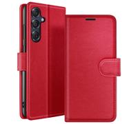 Funda tipo cartera para Galaxy M55 con función de soporte y lengüeta magnética