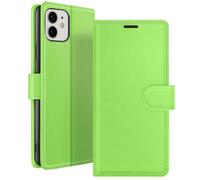Funda tipo cartera para iPhone 12 y 12 Pro con soporte y lengüeta magnética