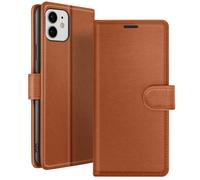 Funda tipo cartera para iPhone 12 y 12 Pro con soporte y lengüeta magnética